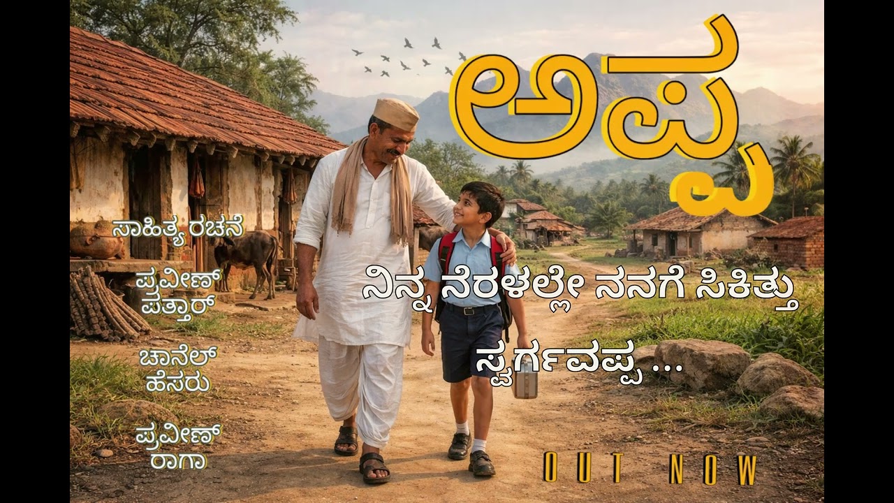 ಅಪ್ಪ ನನ್ನಪ್ಪ ನೀನೇ ನನ್ನ ಜಗವಪ್ಪ | Kannada Father Song