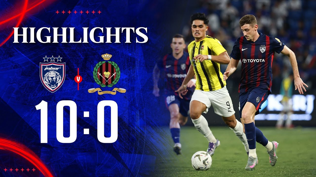 HIGHLIGHTS | JOHOR DARUL TA’ZIM 10-0 DPMM FC | LIGA SUPER 2025/26