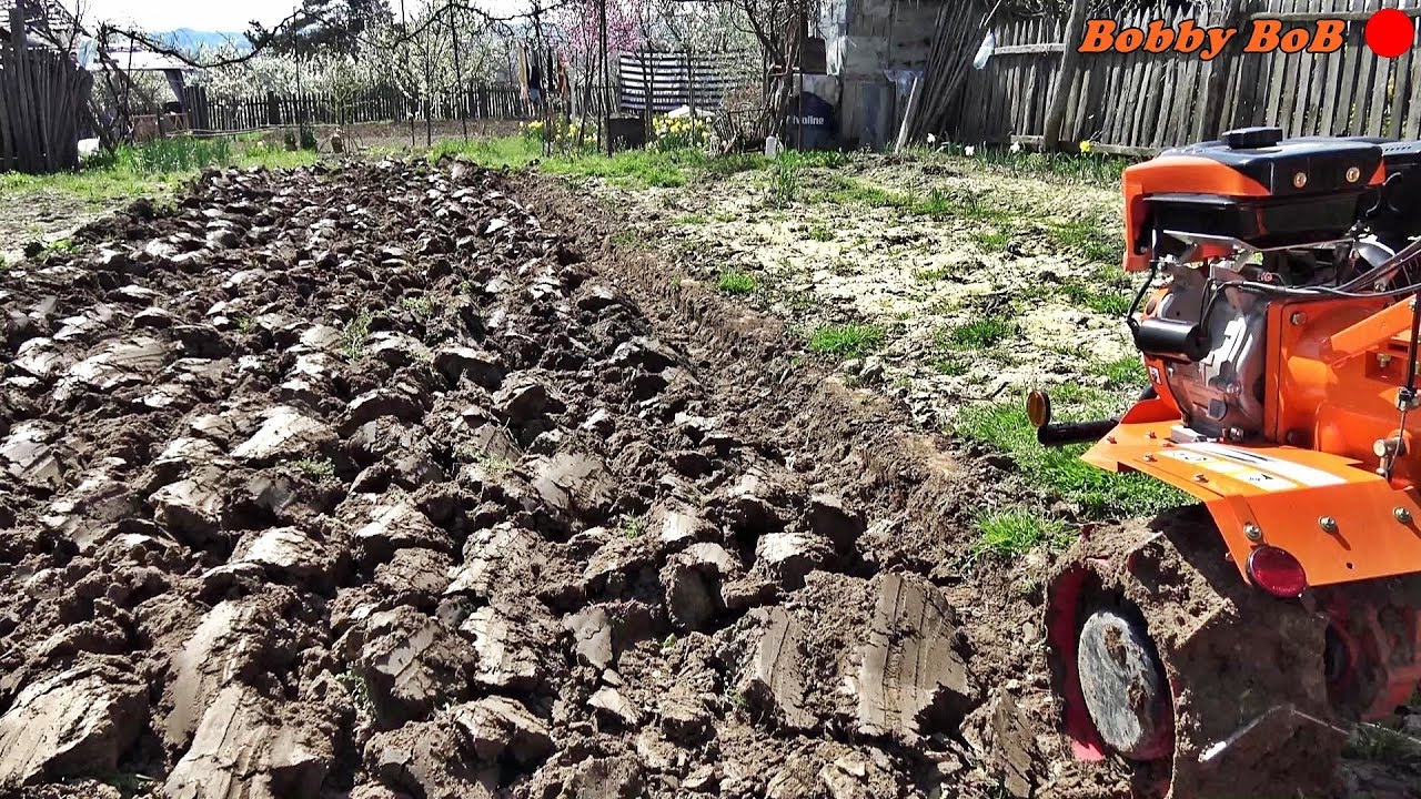 La ARAT cu motocultorul - plug modificat, reglaje si proba