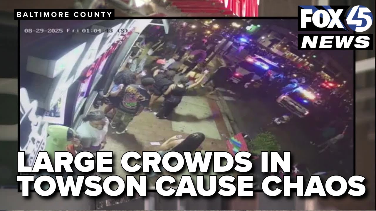 Towson businesses demand action as large crowds cause chaos