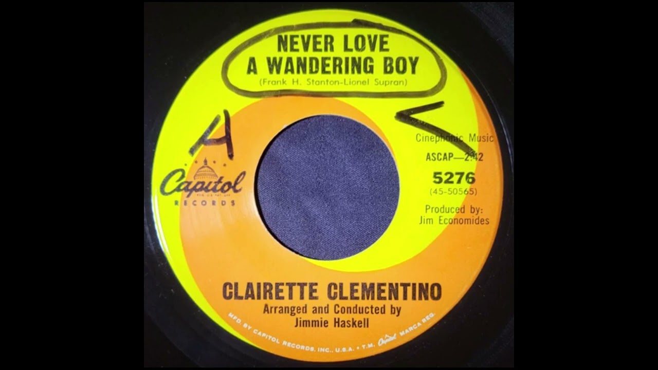 Clairette Clementino &ndash; Never Love a Wandering Boy