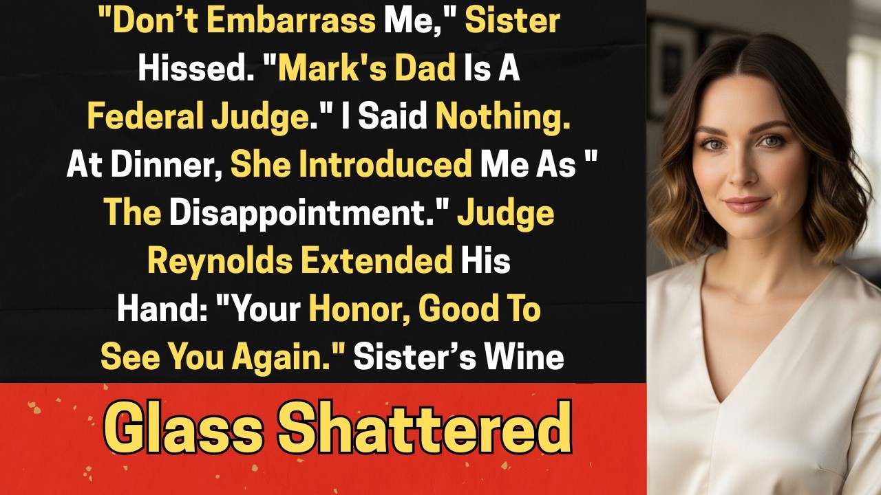 Don’t Embarrass Me Sister Hissed Mark's Dad Is A Federal Judge I Said Nothing... Echoes of Reddit