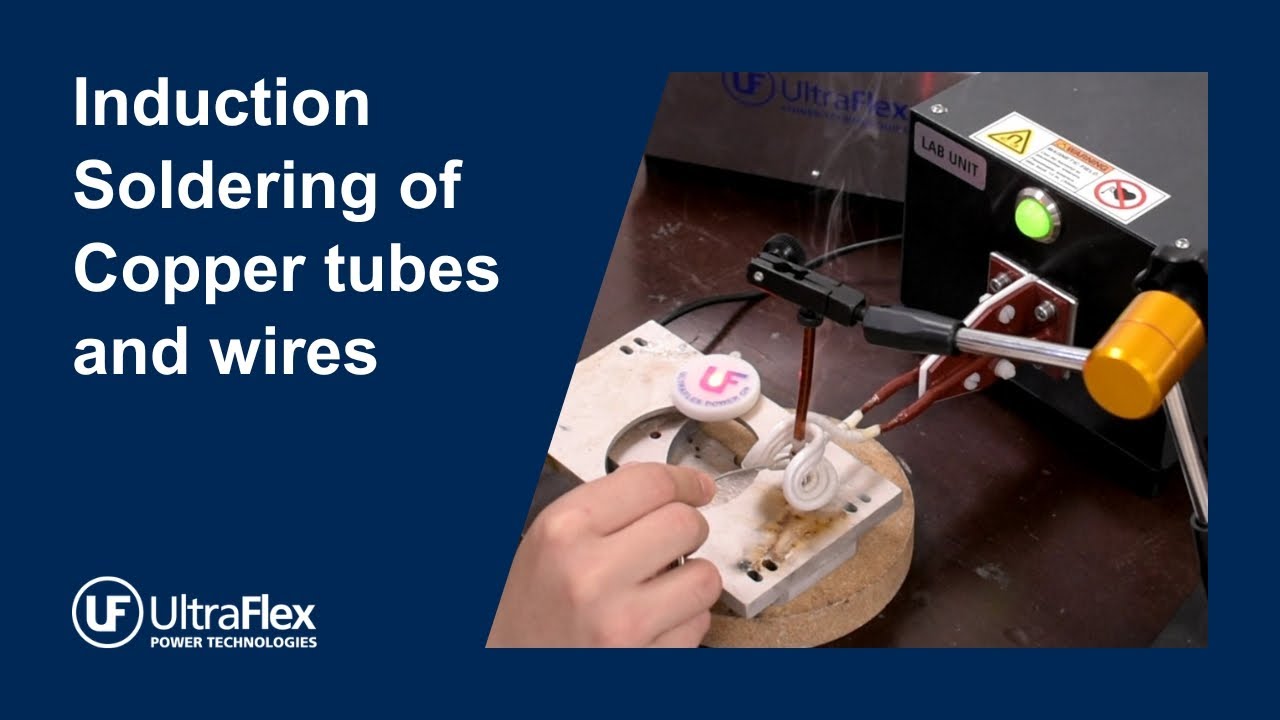 Induction Soldering of Copper tubes and wires