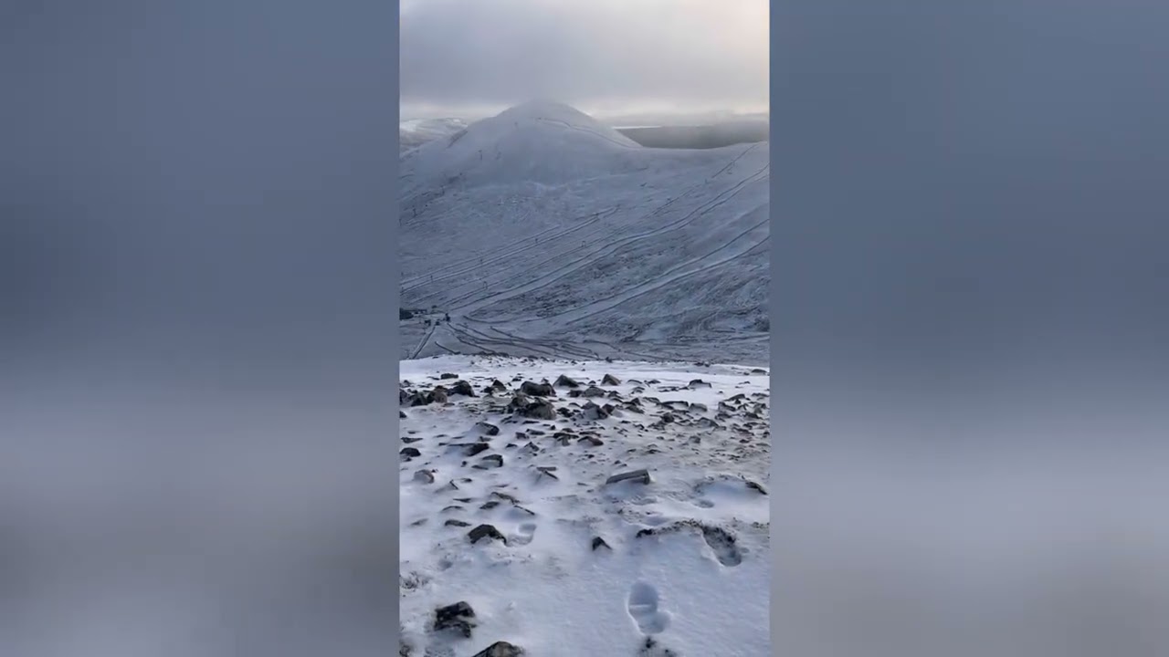 Glenshee Ski Centre 22Nov 2025 Stunning views from top of the mountain #travel #highlands #hiking 
