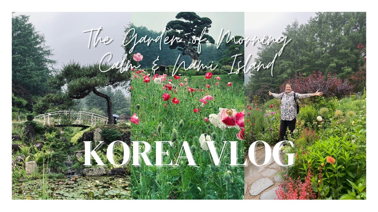 The Garden of Morning Calm 🌸🌹 & Nami Island 🌳 | A Very Rainy Korea Vlog 🇰🇷 | Read As A Dodo 🦤
