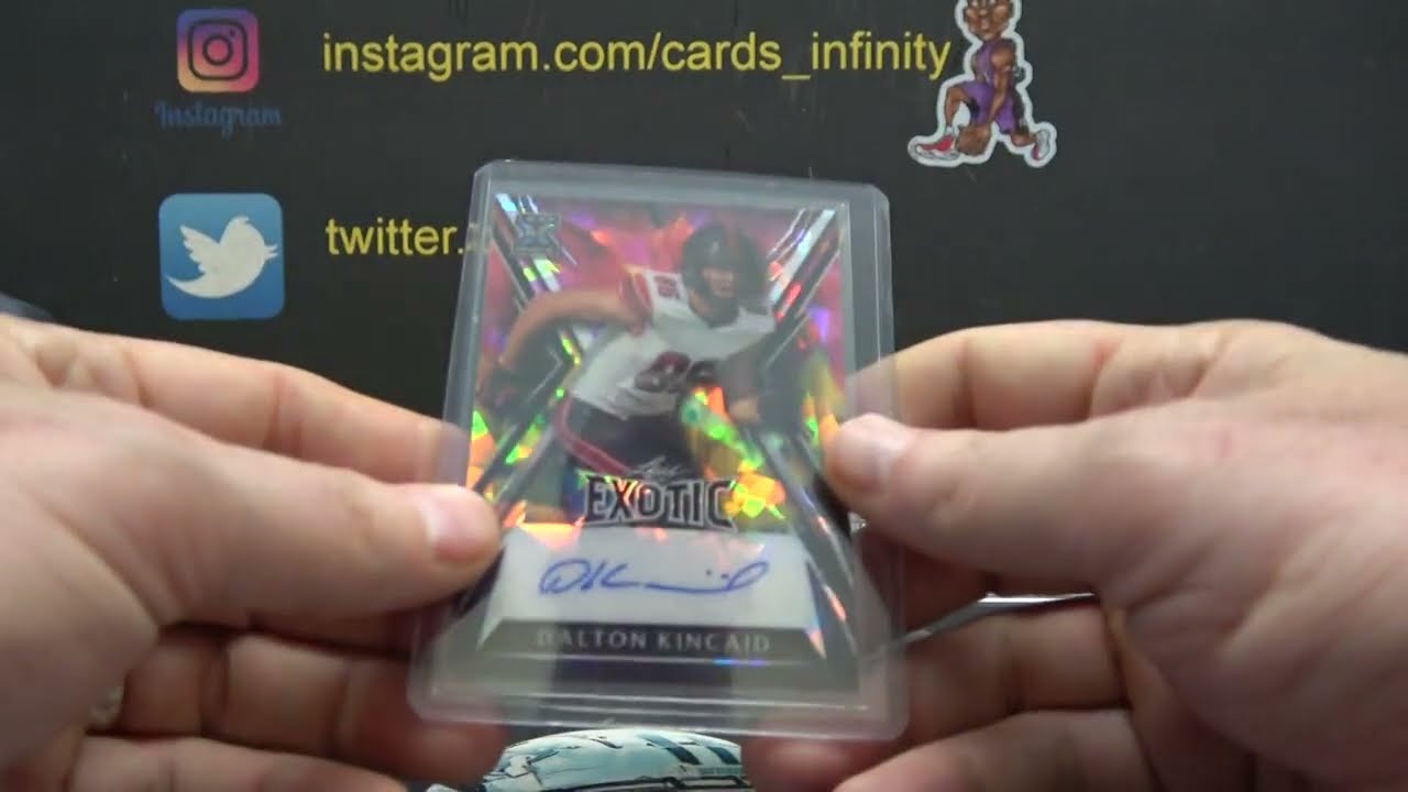 MrB's 2023 Leaf Exotic Football 5 Box Break