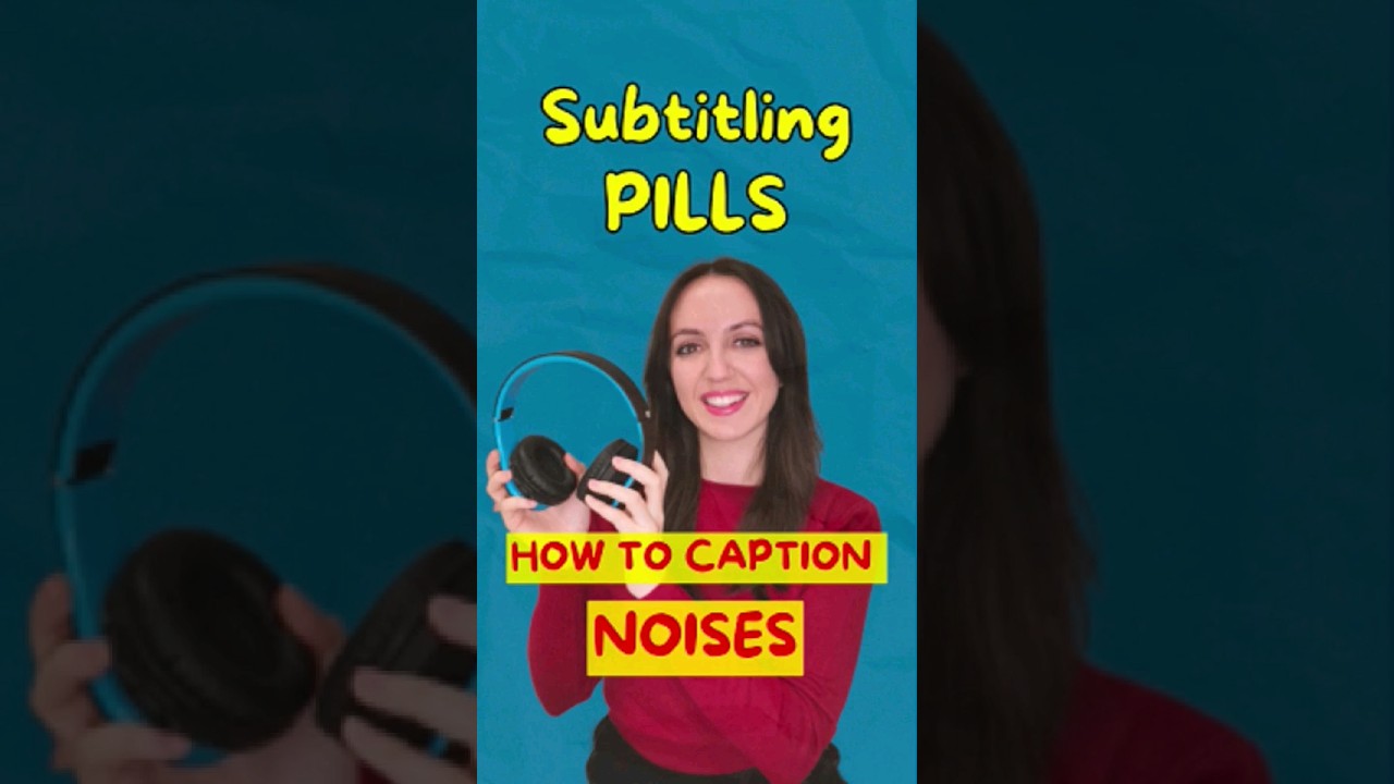 How to caption NOISES #closedcaptions #subtitles #tutorial