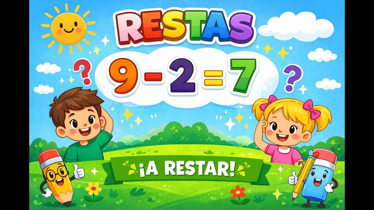 ¡Aprendamos a RESTAR jugando!  | Diversión con Números
