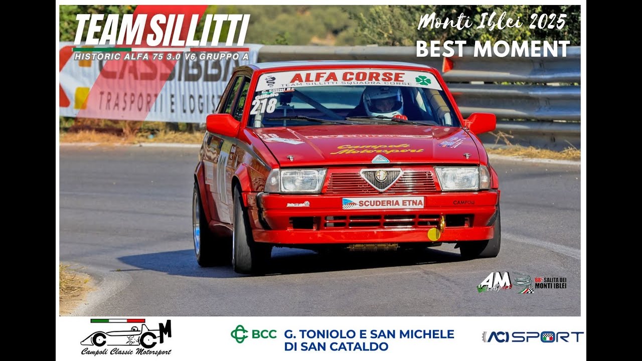 Corrado Sillitti - Best moment Monti Iblei 2025 - Alfa 75 3.0 V6 CAMPOLI