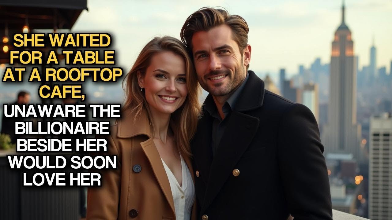She Waited For A Table At A Rooftop Cafe, Unaware The Billionaire Beside Her Would Soon Love Her