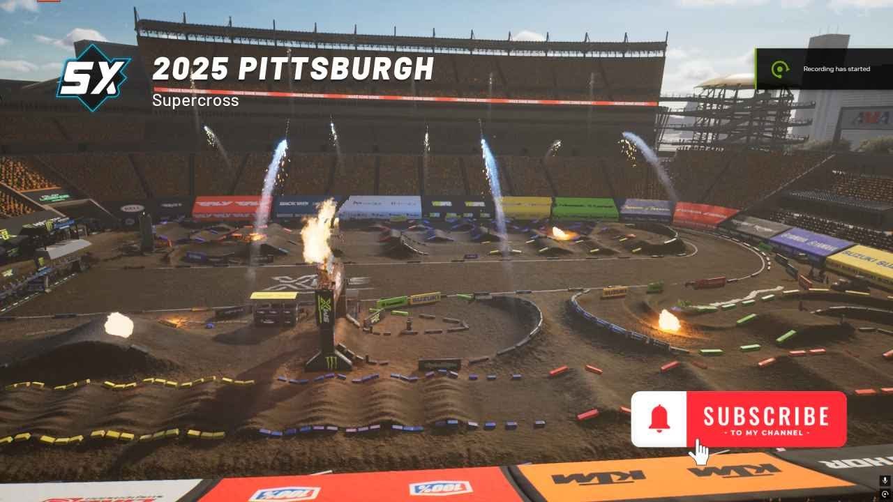 2025 Pittsburgh – Honda CRF450 | Supercross Gameplay