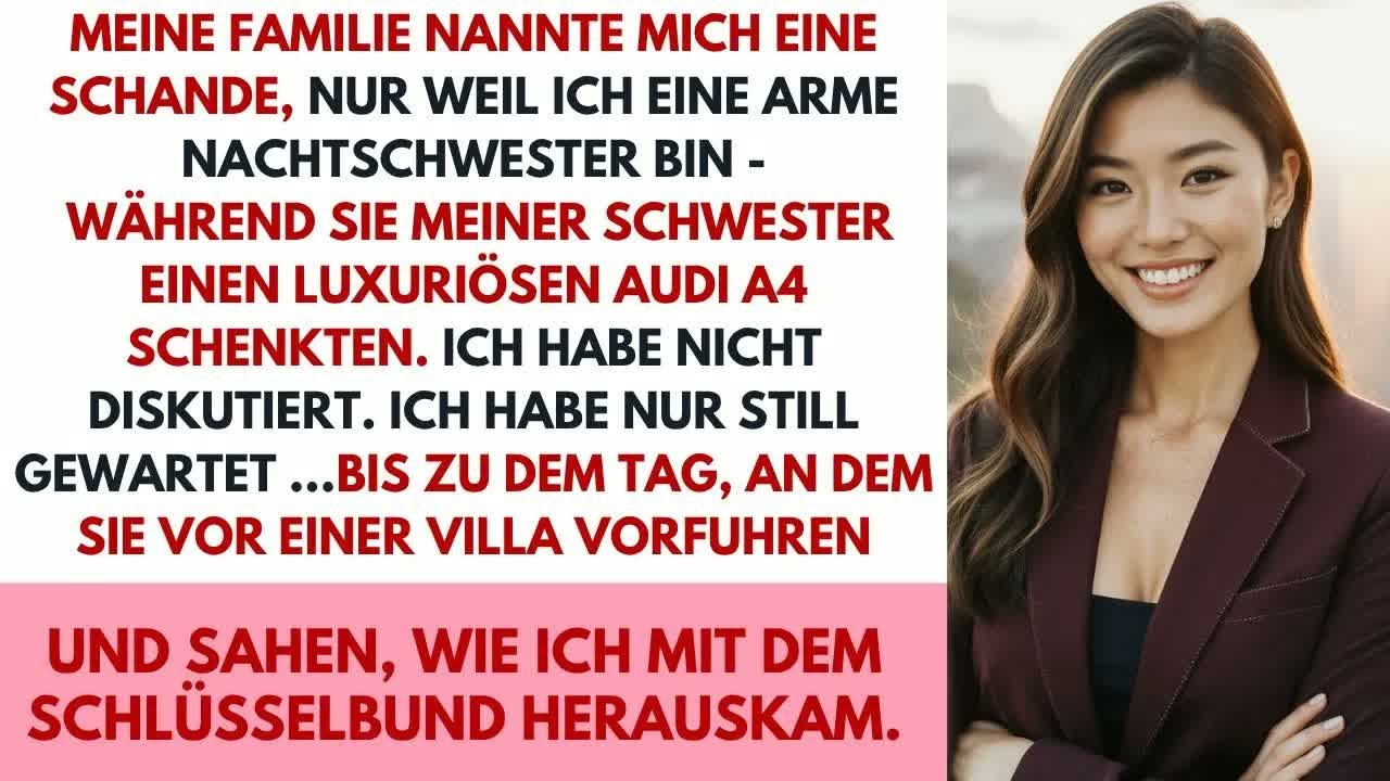 Sie nannten mich eine Schande, weil ich Nachtschwester war – bis ich aus meiner Villa trat