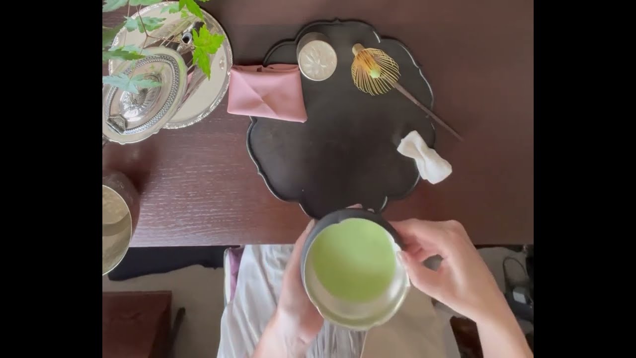 モダンスタイル茶道　盆略点前　江戸千家