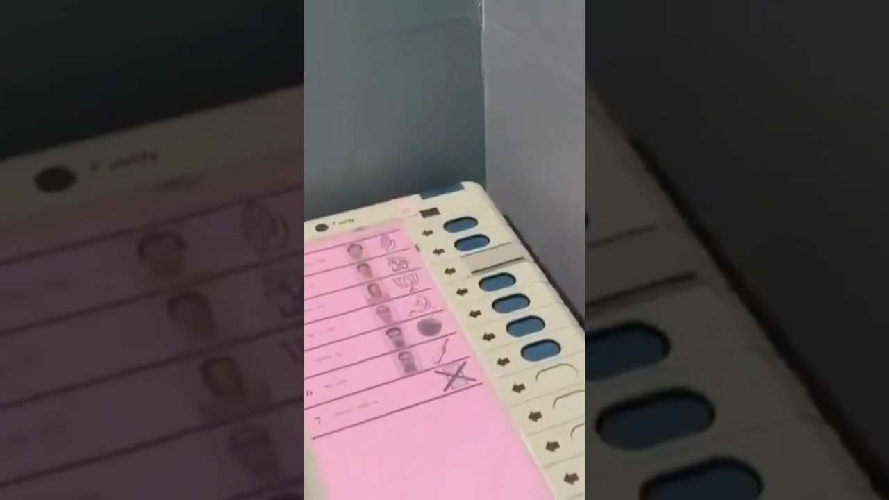 EVM Hack BJP Ke Button Par Tape