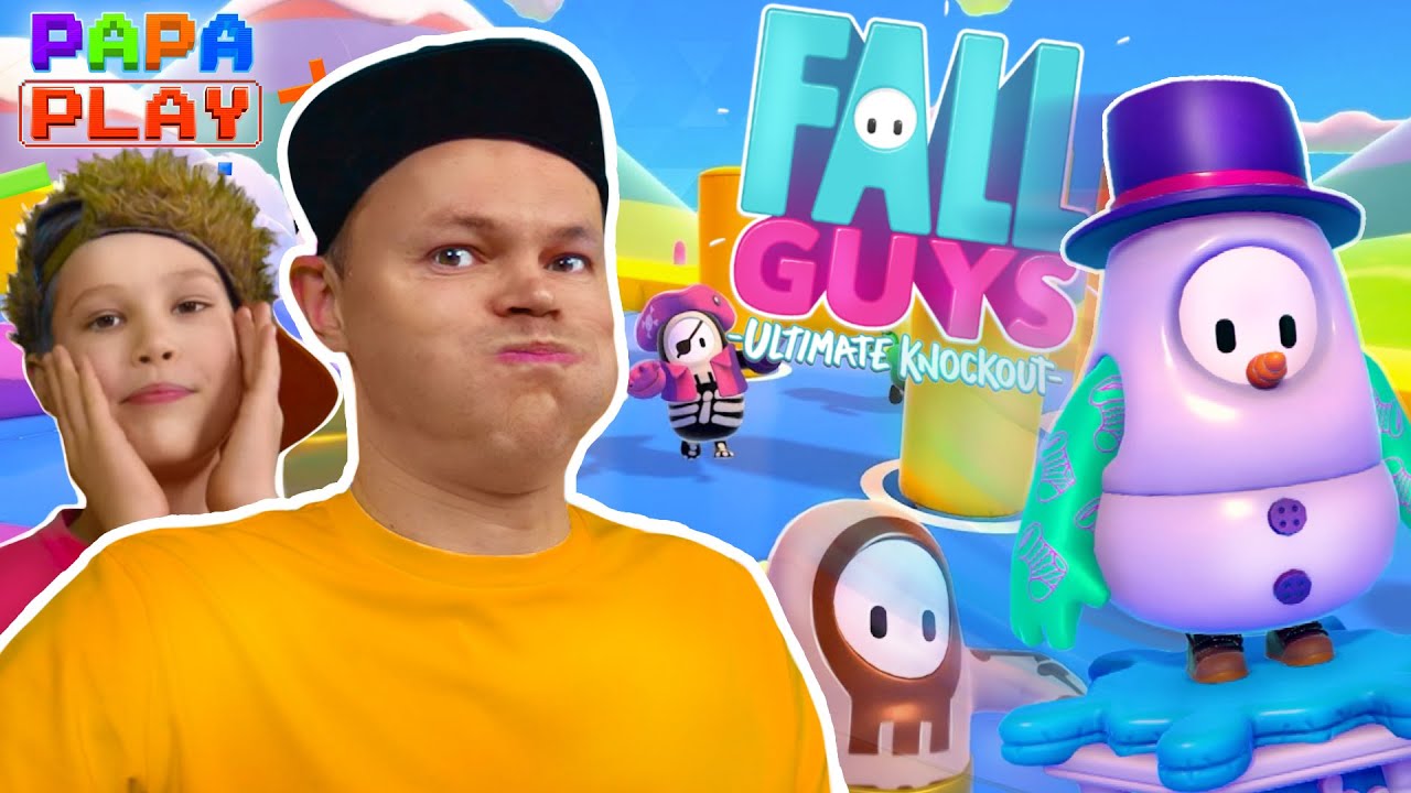 Нубее НУБА в Fall Guys