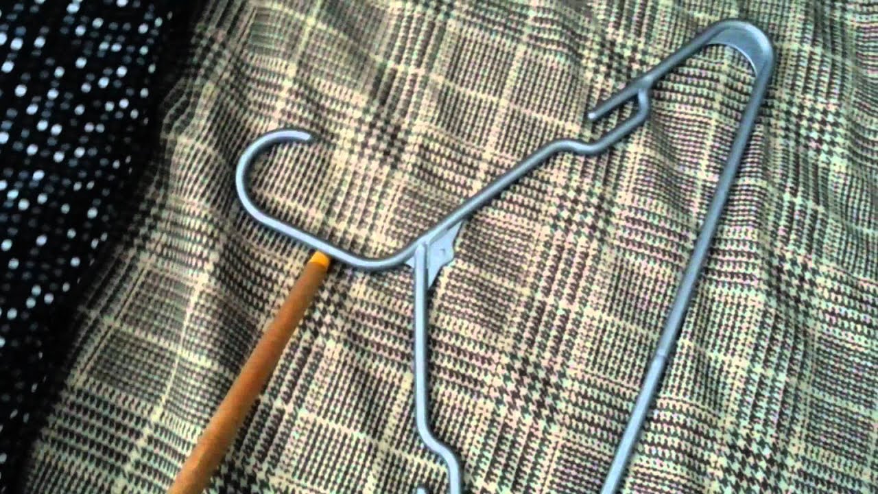 Bow and arrow out of a hanger tutorial