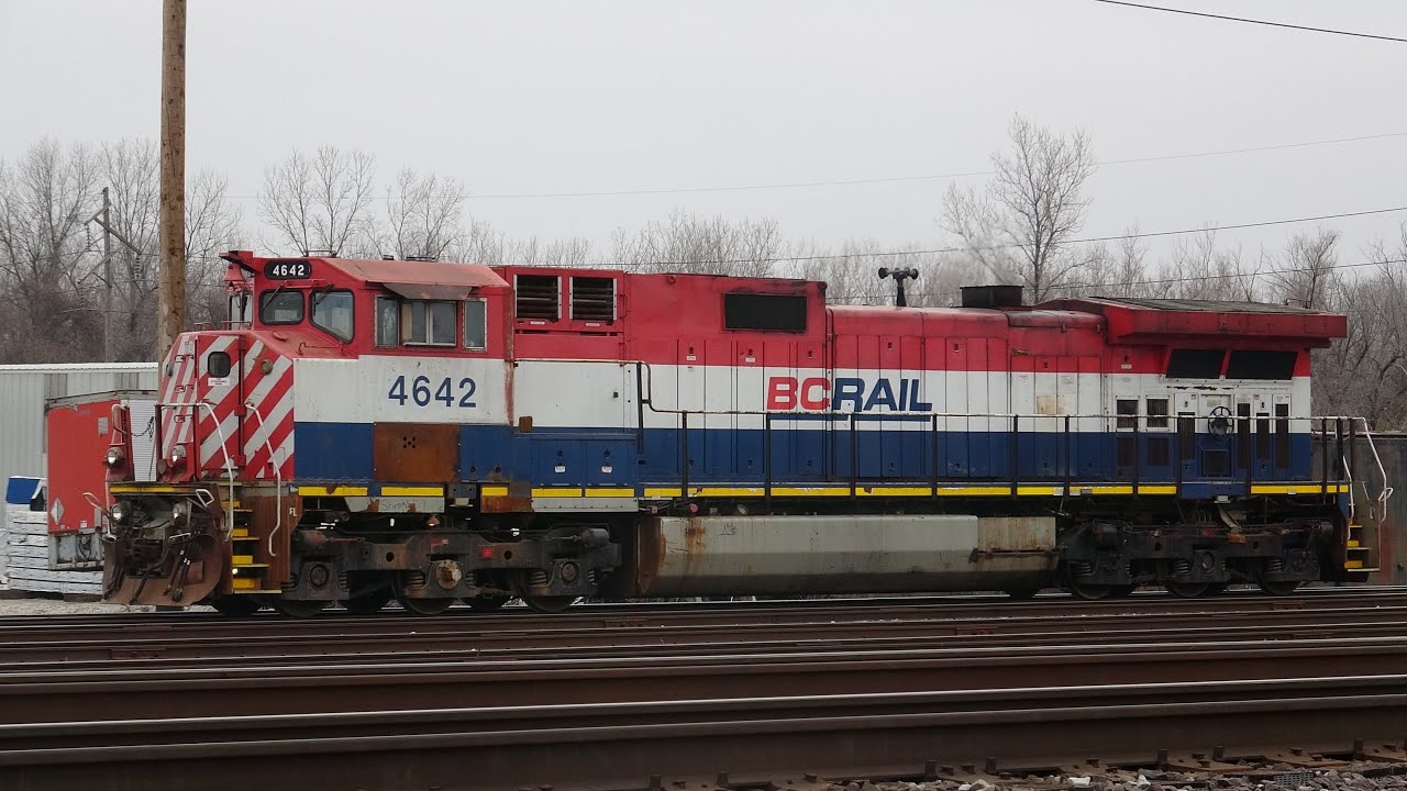 (4K) Chasing BCOL 4642 (C44-9WL) Through St. Louis