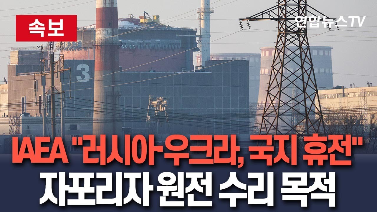 [🔴속보] "러시아·우크라, 국지 휴전…자포리자 원전 수리 위해" IAEA 발표 / 연합뉴스TV(YonhapnewsTV)