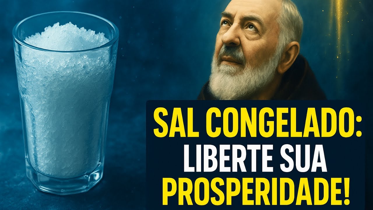 PADRE PIO ALERTA COMO USAR SAL CONGELADO PARA DESBLOQUEAR A PROSPERIDADE!
