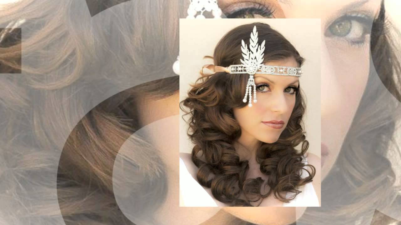 Dramatic Gatsby Rhinestone Bridal Headpiece - 