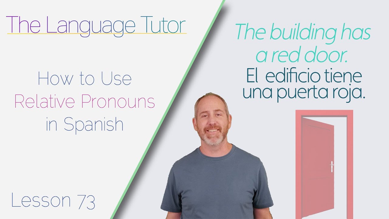 Как использовать относительные местоимения в испанском языке | The Language Tutor *Урок 73*