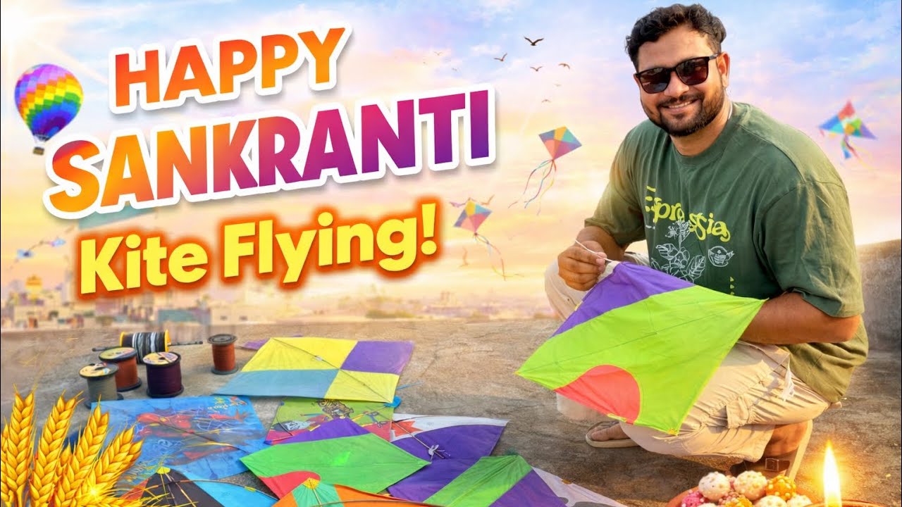 Sankranthi celebration 2026 🪁 #TilGul#PongalFestival#Uttarayan#HarvestFestival