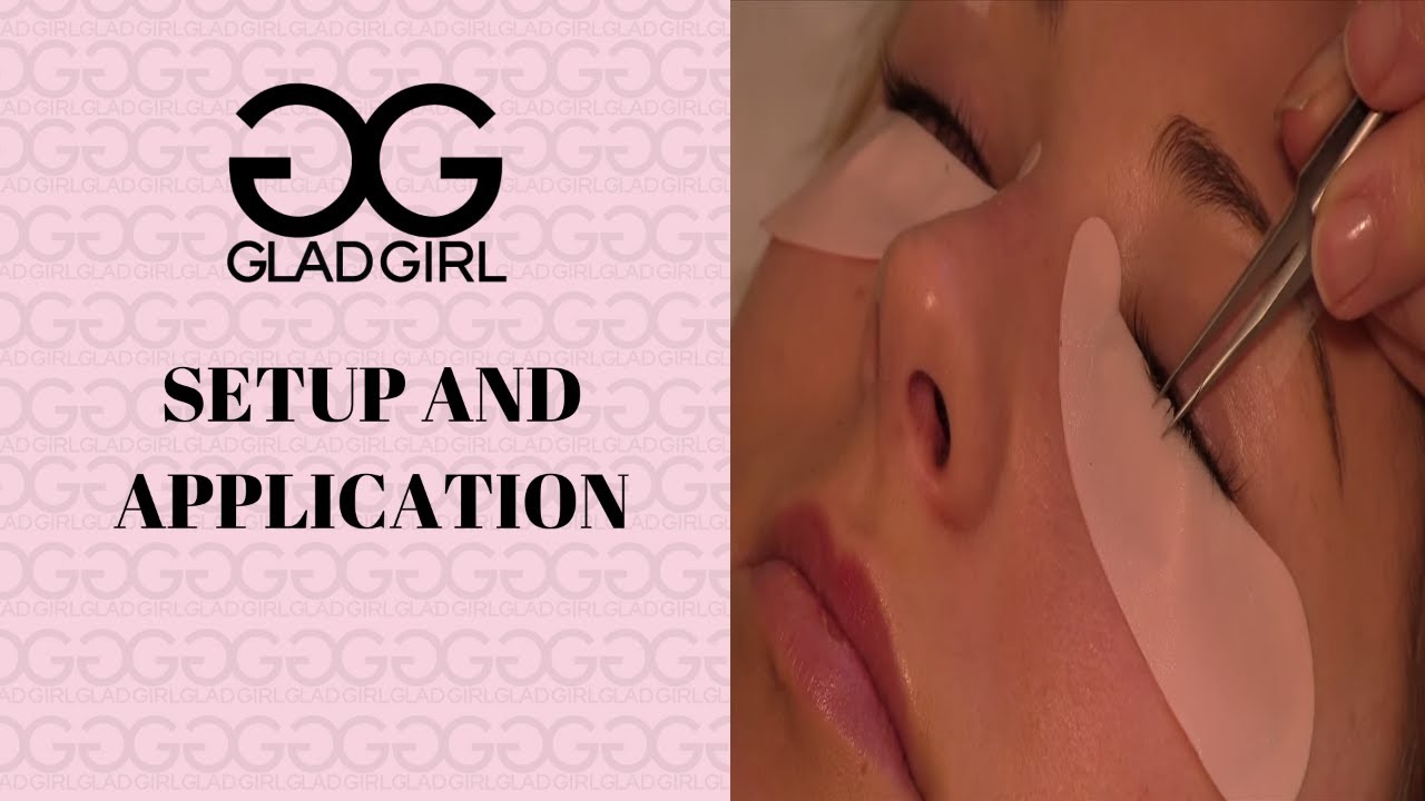 GladGirl Single Strand Eyelash Extension Setup and Application Tutorial
