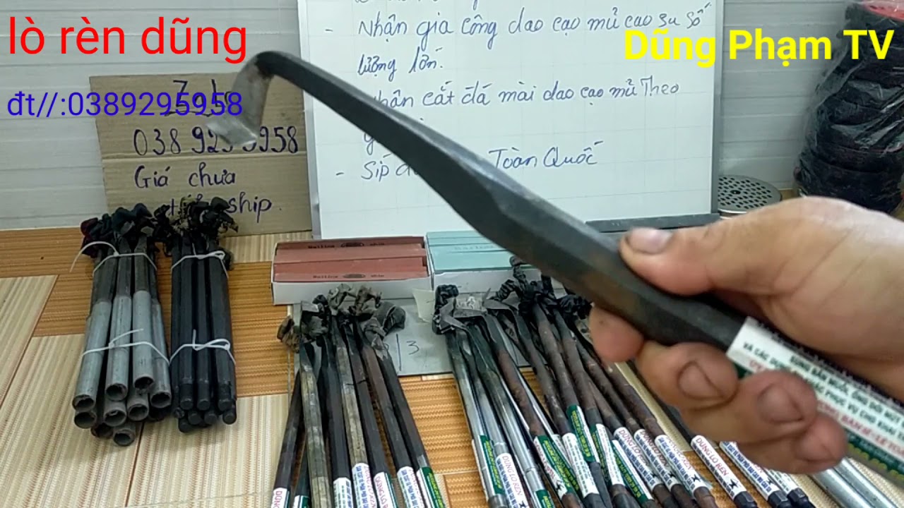 dao cao mủ cao su chất lượng cao: