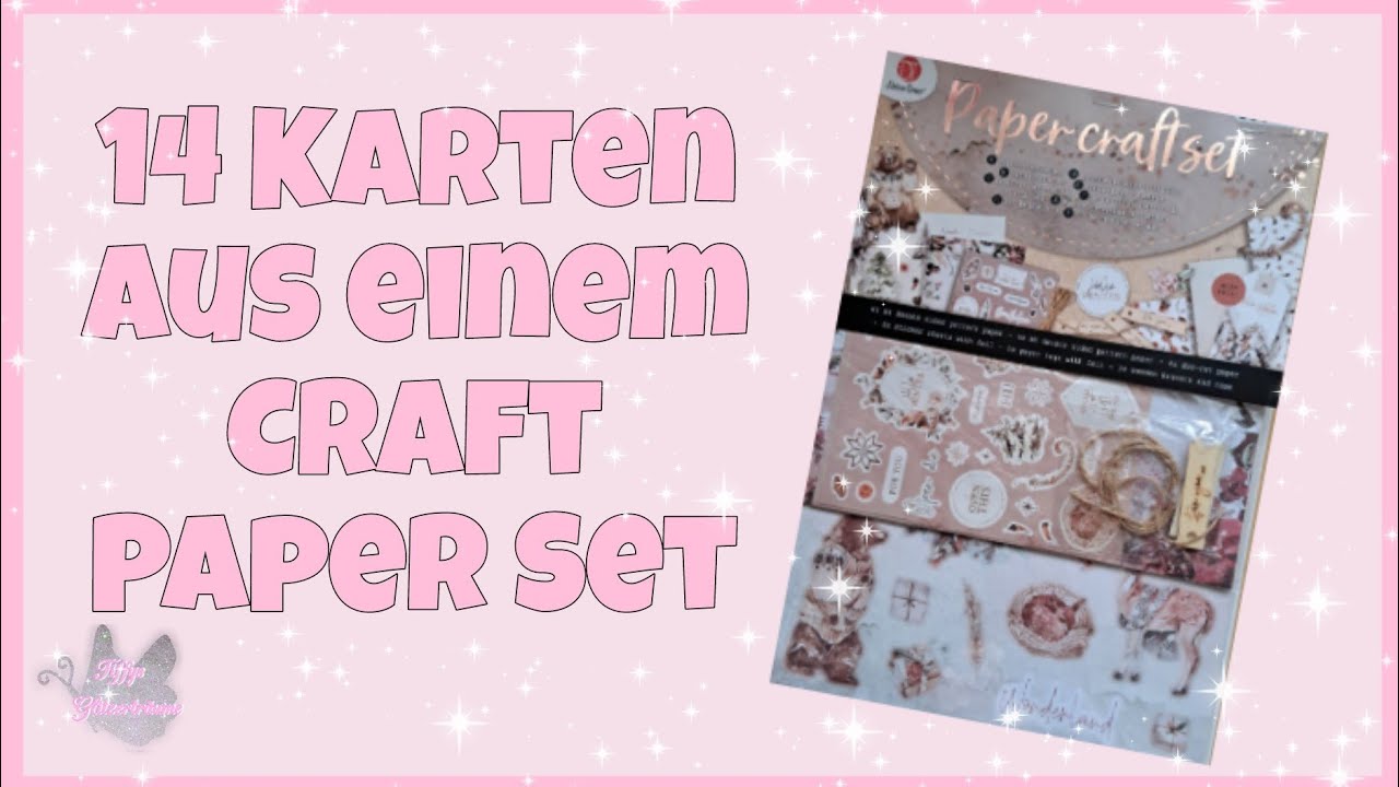 💕 14 Karten aus einem Paper Craft Set 💕 von Action