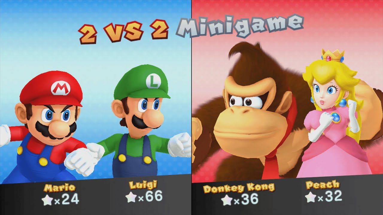 Mario Party 10 - Mario vs Luigi vs Peach vs Donkey Kong - Chaos Castle