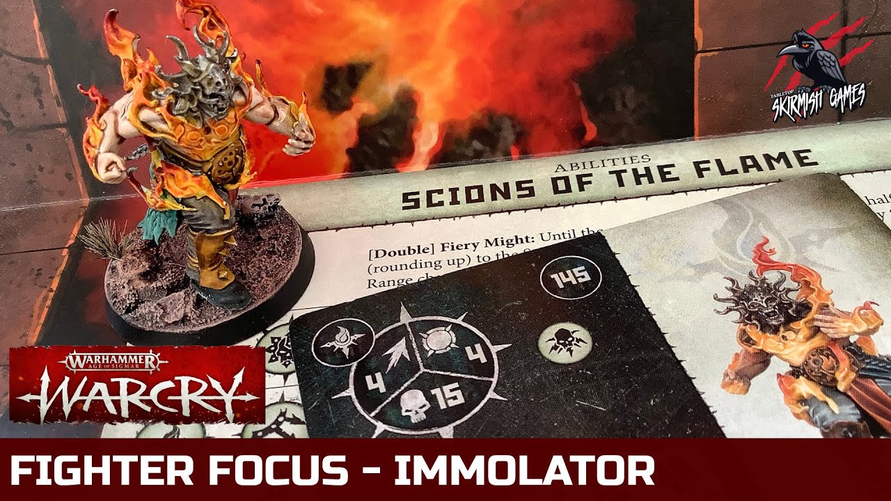 IMMOLATOR - WARCRY FIGHTERS IN FOCUS #5 - Scions of the Flame Warhammer Warcry Warband Catacombs