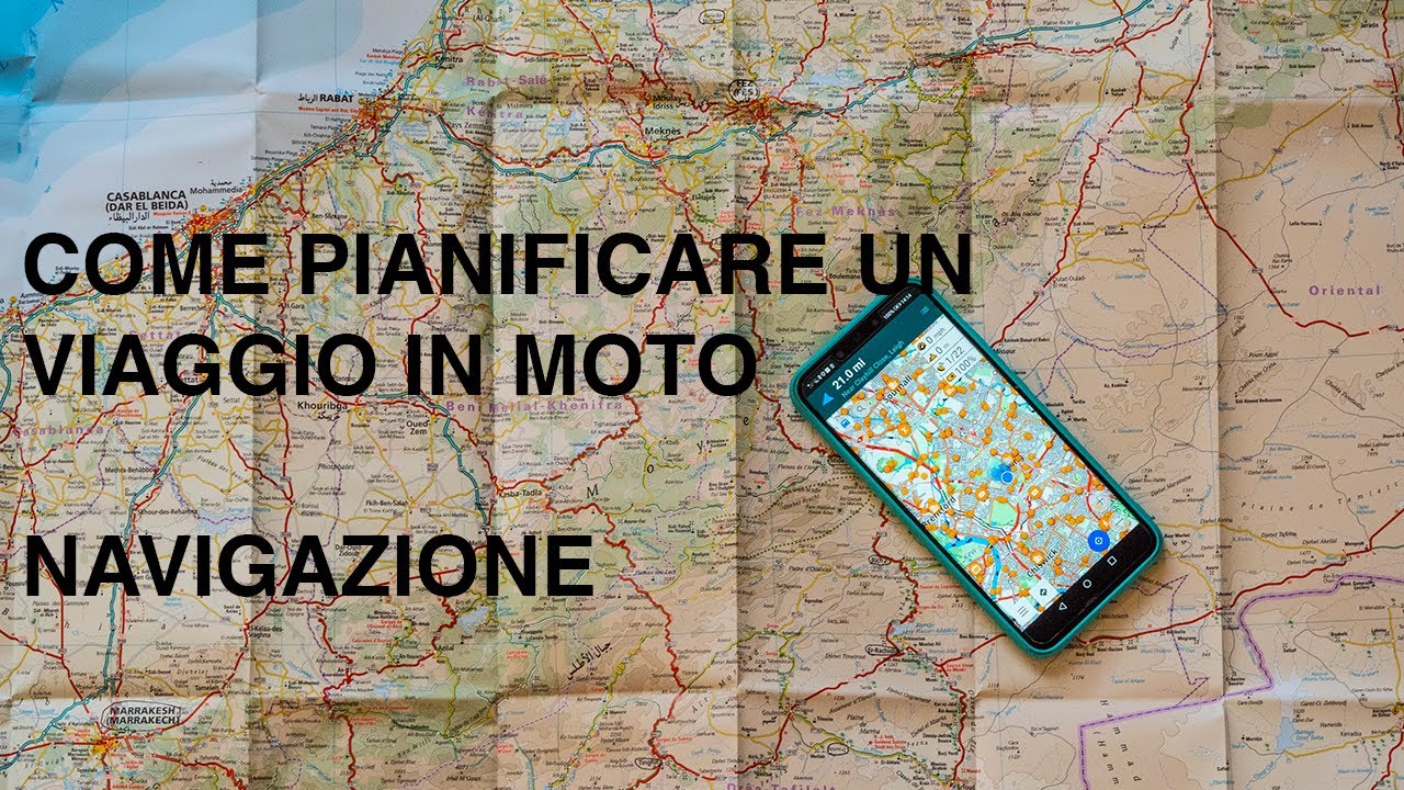 COME VIAGGIARE IN MOTO [cartine geografiche, app di navigazione e percorsi gps] TUTORIAL 2021
