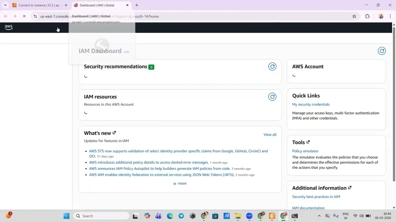 AWS CCP Upload/Download EC2 instance Data to S3