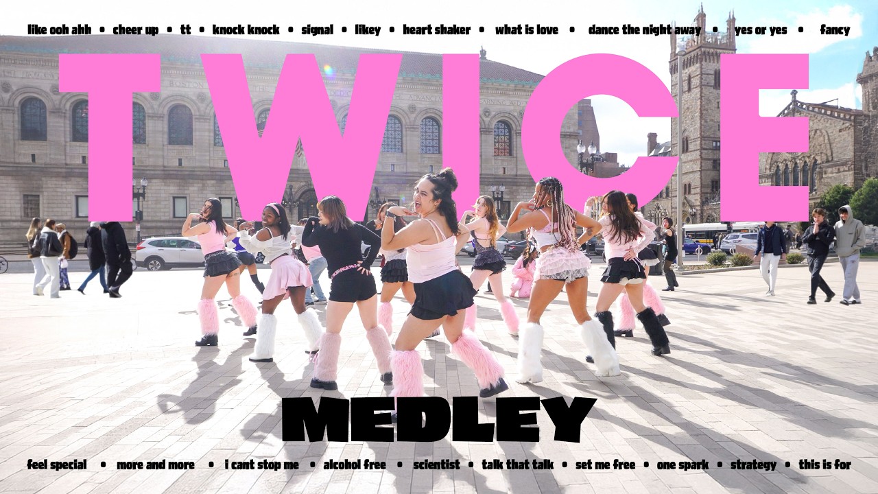 [KPOP IN PUBLIC] TWICE MEDLEY IN BOSTON MEGACREW COLLAB | INSOMNI, KOSMIC, MODU, OFFBRND, VIVIFY