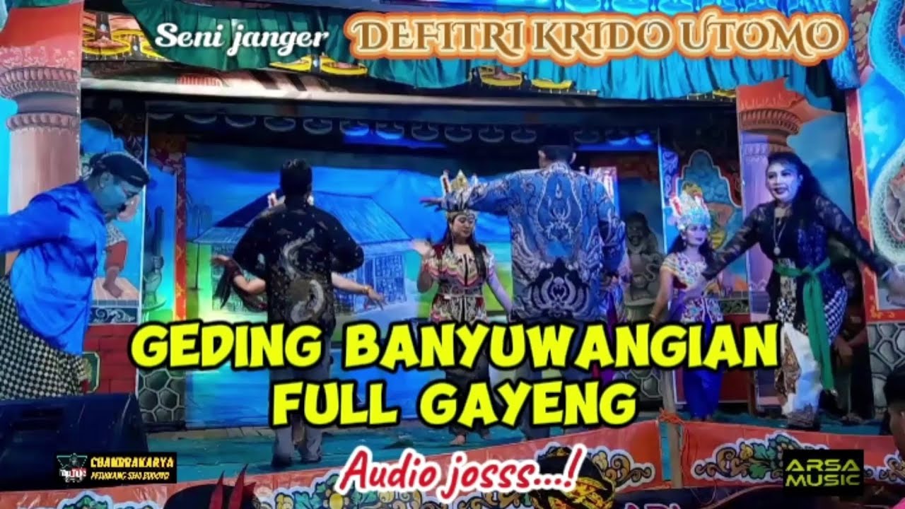 Gending banyuwangian full gayeng_defitri krido utomo
