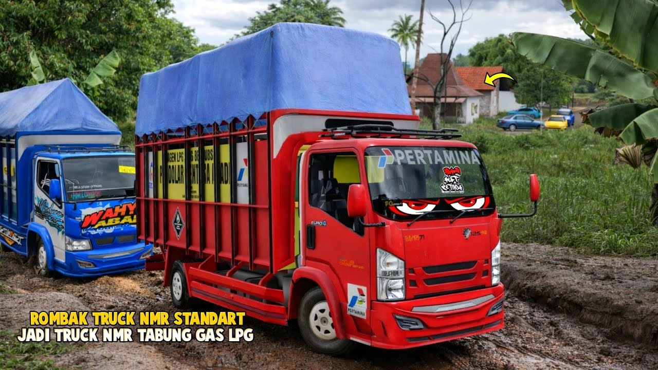 Aku Modifikasi Truck Nmr 71 Standart Jadi Truck Tabung Gas LPG🔥ES Truck Simulator ID