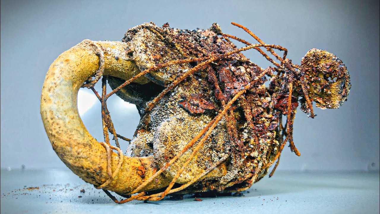 Very Rusty Antique Lock Restoration