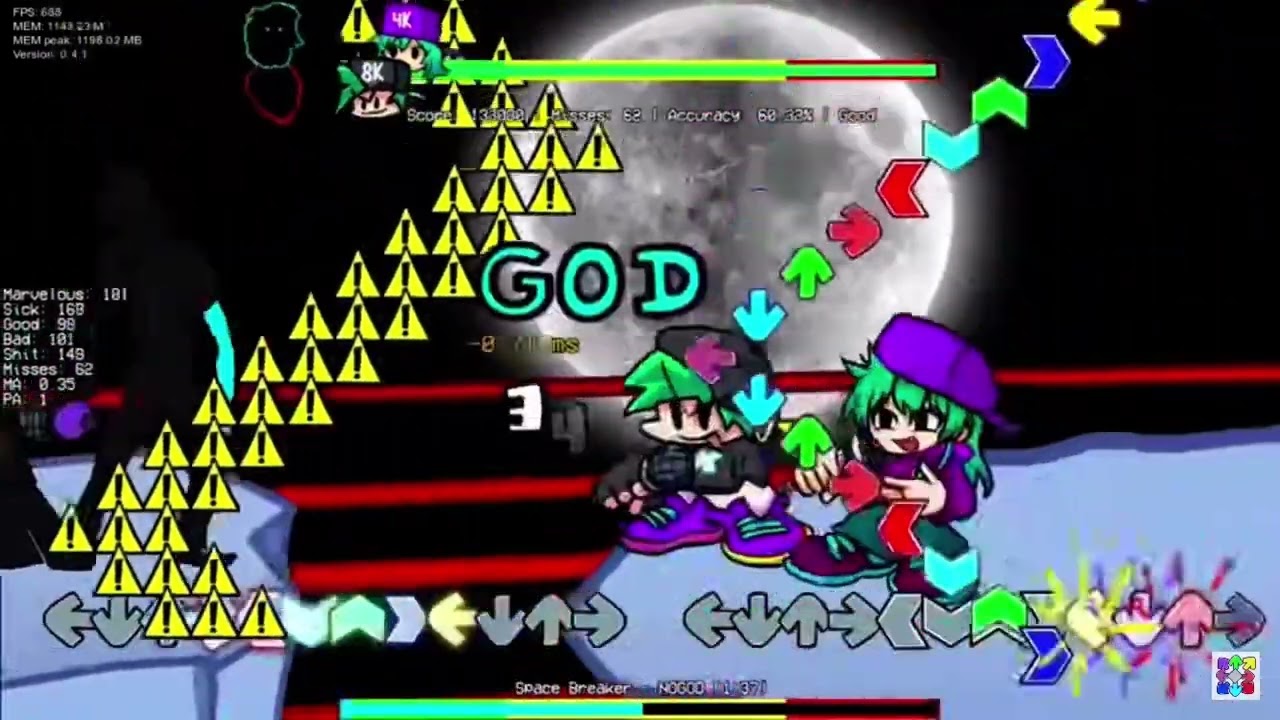 FNF space breaker God mode