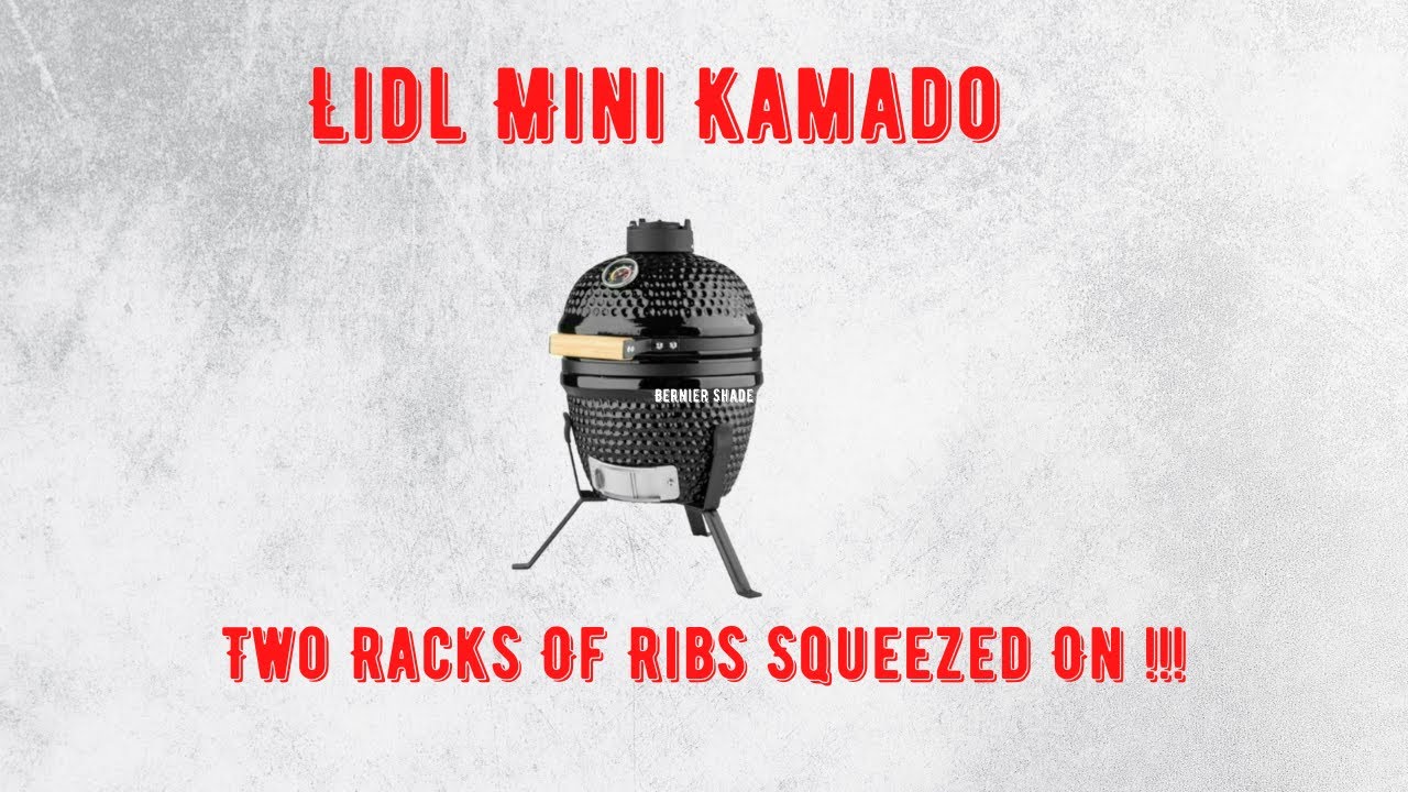 Lidl Mini Kamado bbq ribs