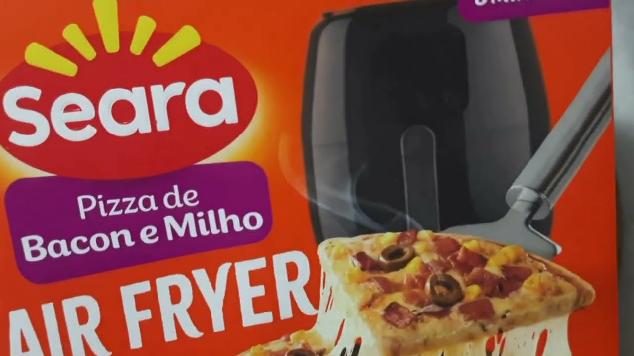 🍕 Pizza congelada de Air fryer em 8min da SEARA é boa?