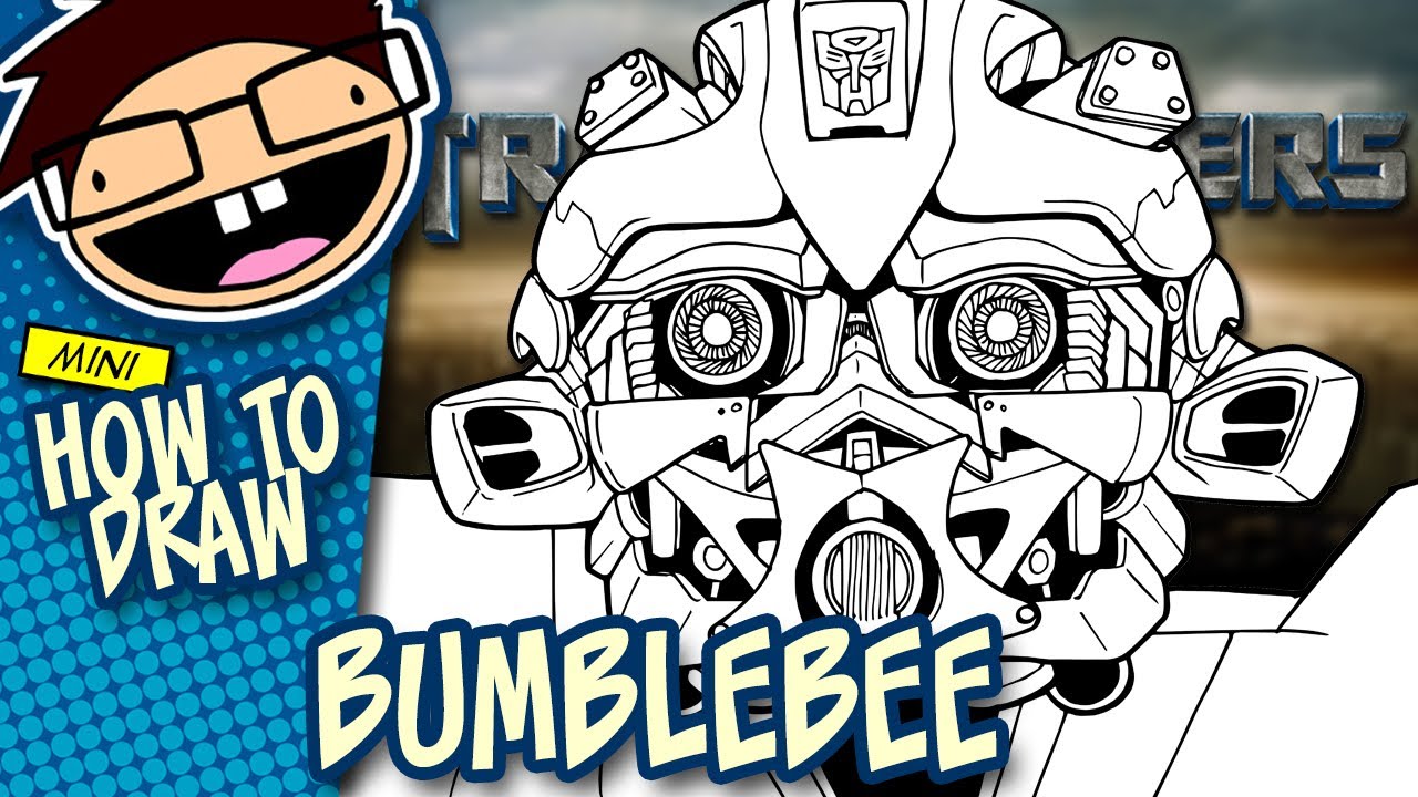 How to Draw BUMBLEBEE (Transformers Movie Franchise) | Narrated Easy Step-by-Step Tutorial