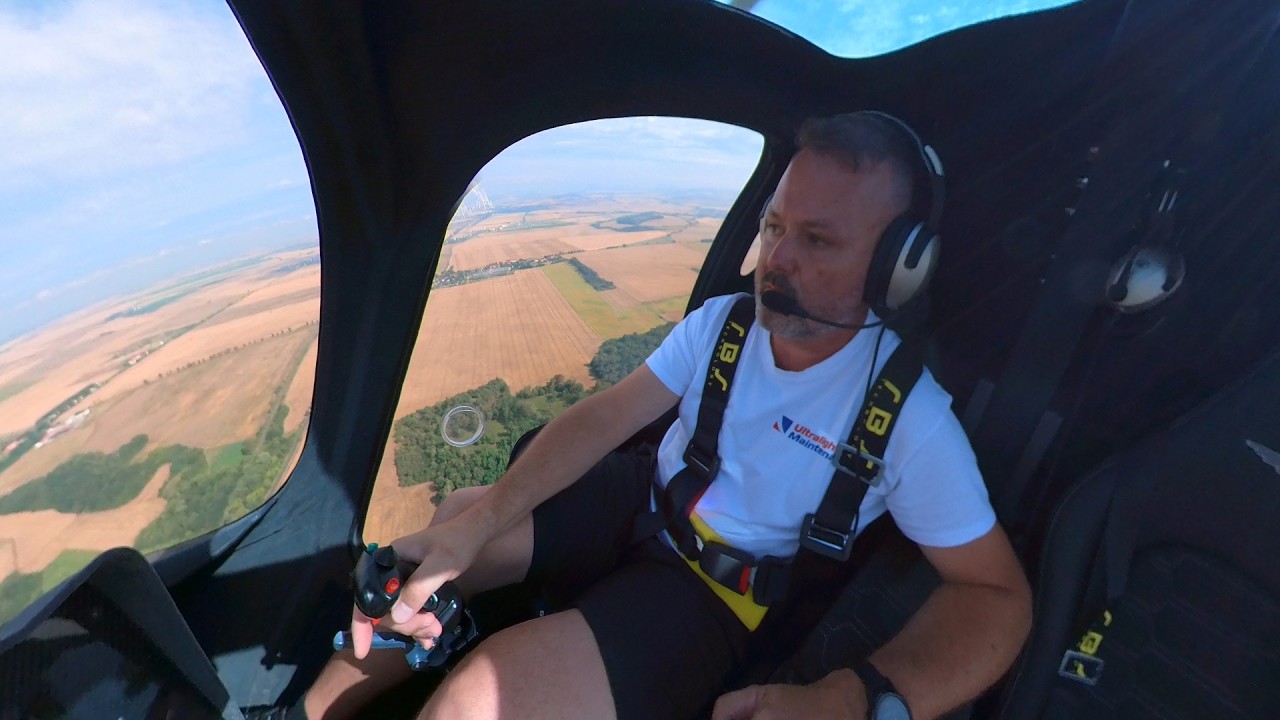 Gyrocopter Argon by Manufaktura Lotnicza and training