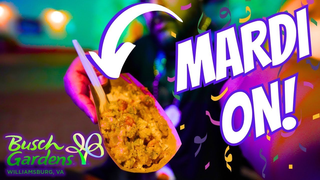 Best Time To Visit Busch Gardens Williamsburg | Mardi Gras 2024 Opening Day!