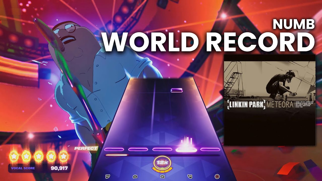 Peter Griffin gets the world record on Numb in Fortnite Festival