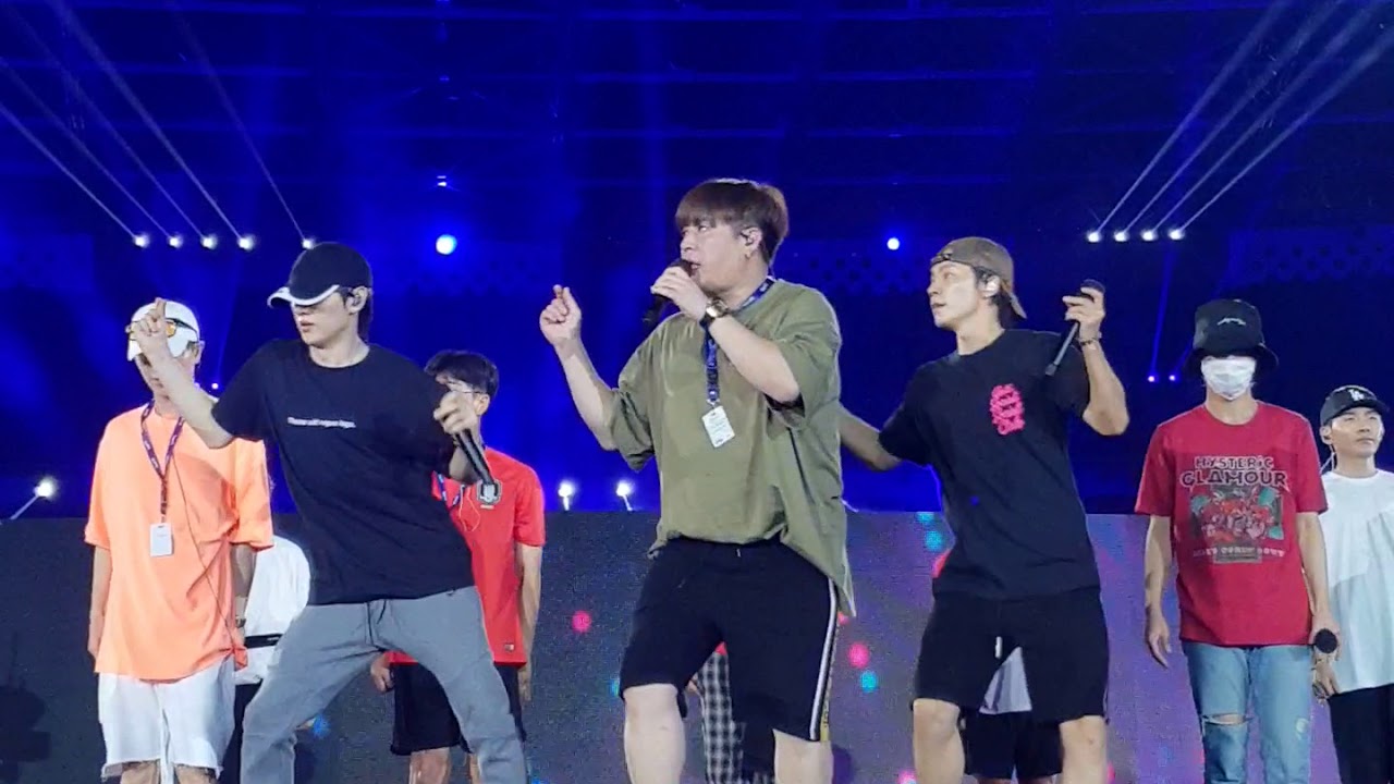 [Fancam] super junior asian games - rehearsal