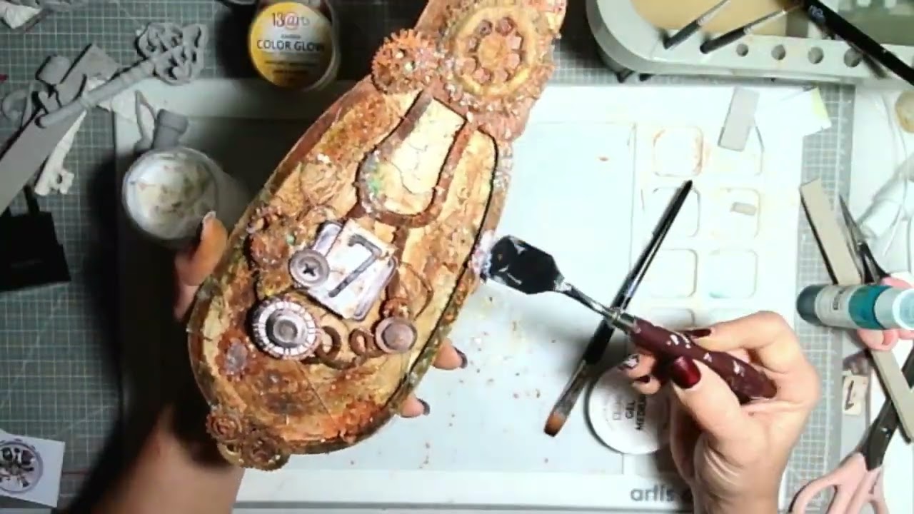 Bombilla Mixmedia. con @13artsyoutube