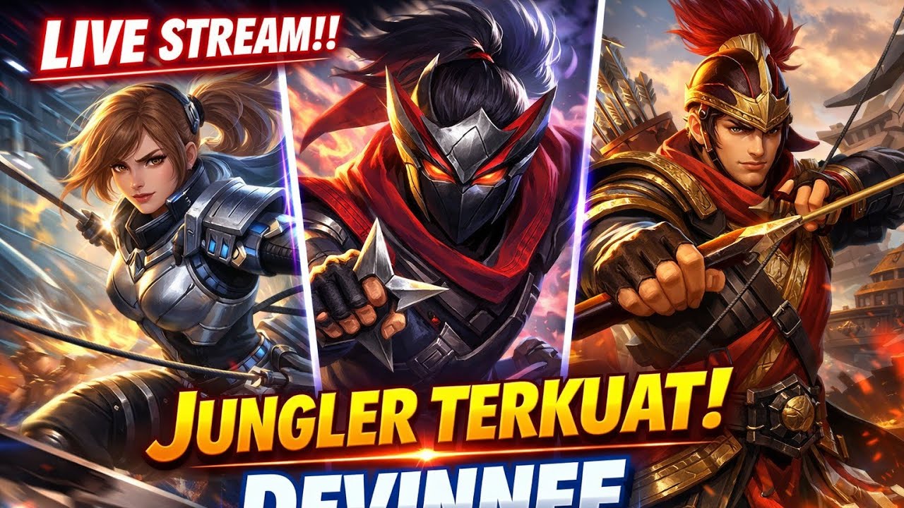 PUSH RANK PAGI JUNGLER 🔥 FANNY HAYABUSA YSS LIVE