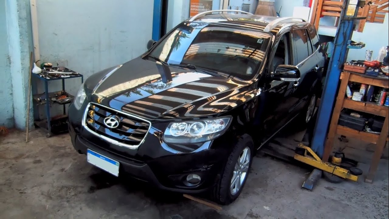 Hyundai Santa Fé 3.5 Limpeza arrefecimento, fluido freio, fluido dh, arruela do cubo