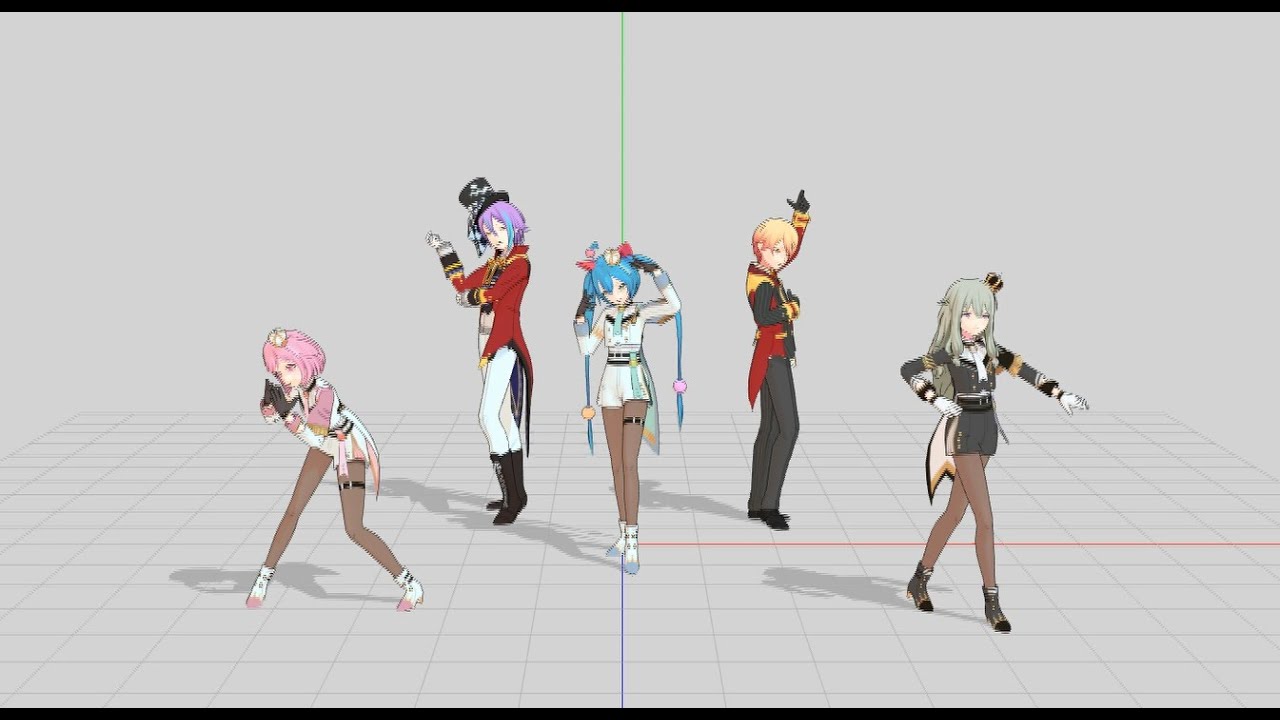 Love Ka? MMD Mirror Dance Practice All Members Project Sekai ラブカ？