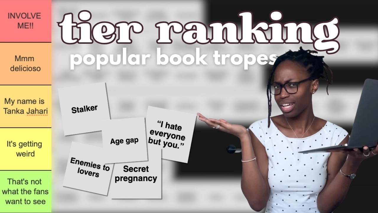 tier ranking popular book tropes! 📚👩🏾‍💻 (why do some of these exist?!)